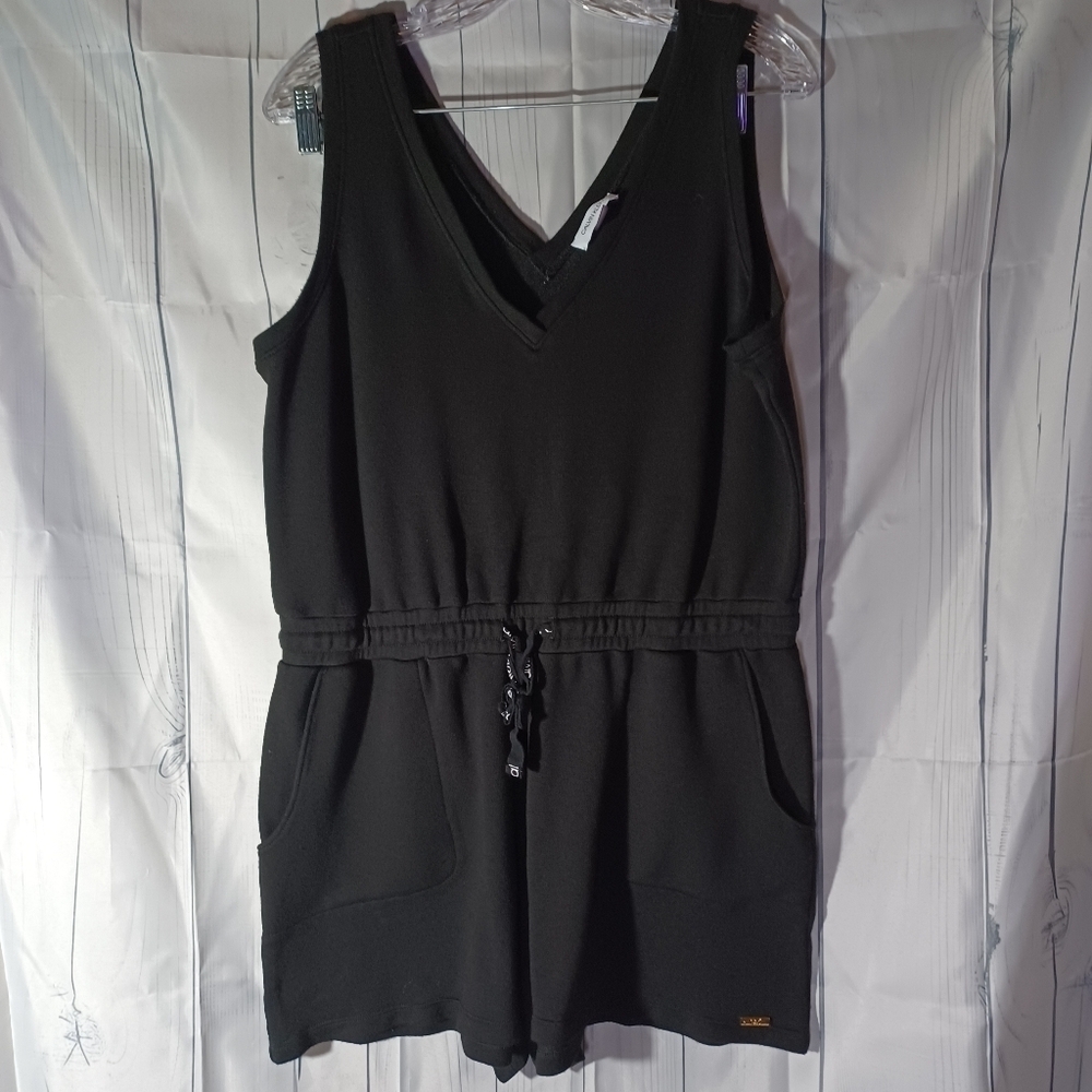Calvin Klein v-neck black romper